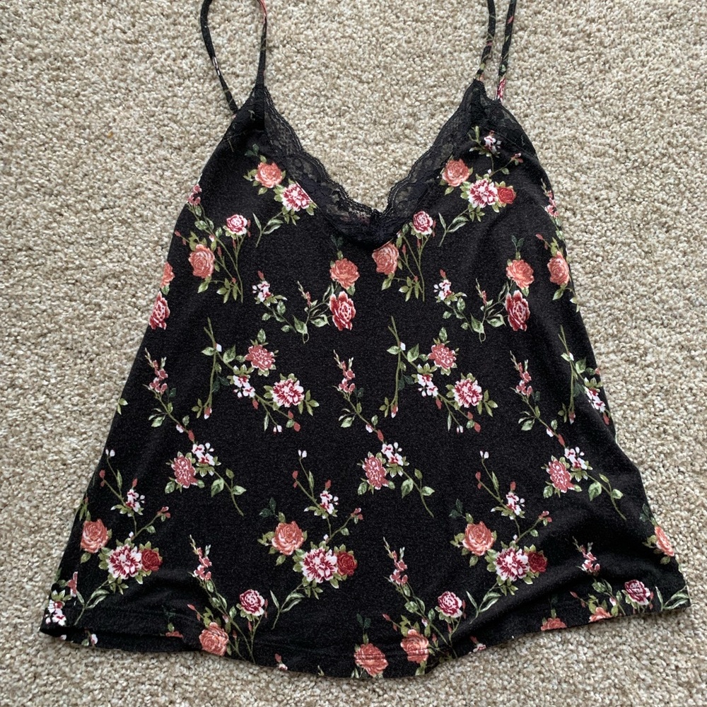 Forever 21 floral tank top